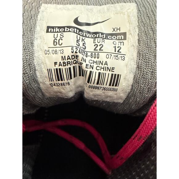 Nike Woodside 2 High ACG Infant Girls Bootie Shoe 6 Baby Pink Black Gray - Picture 3 of 12